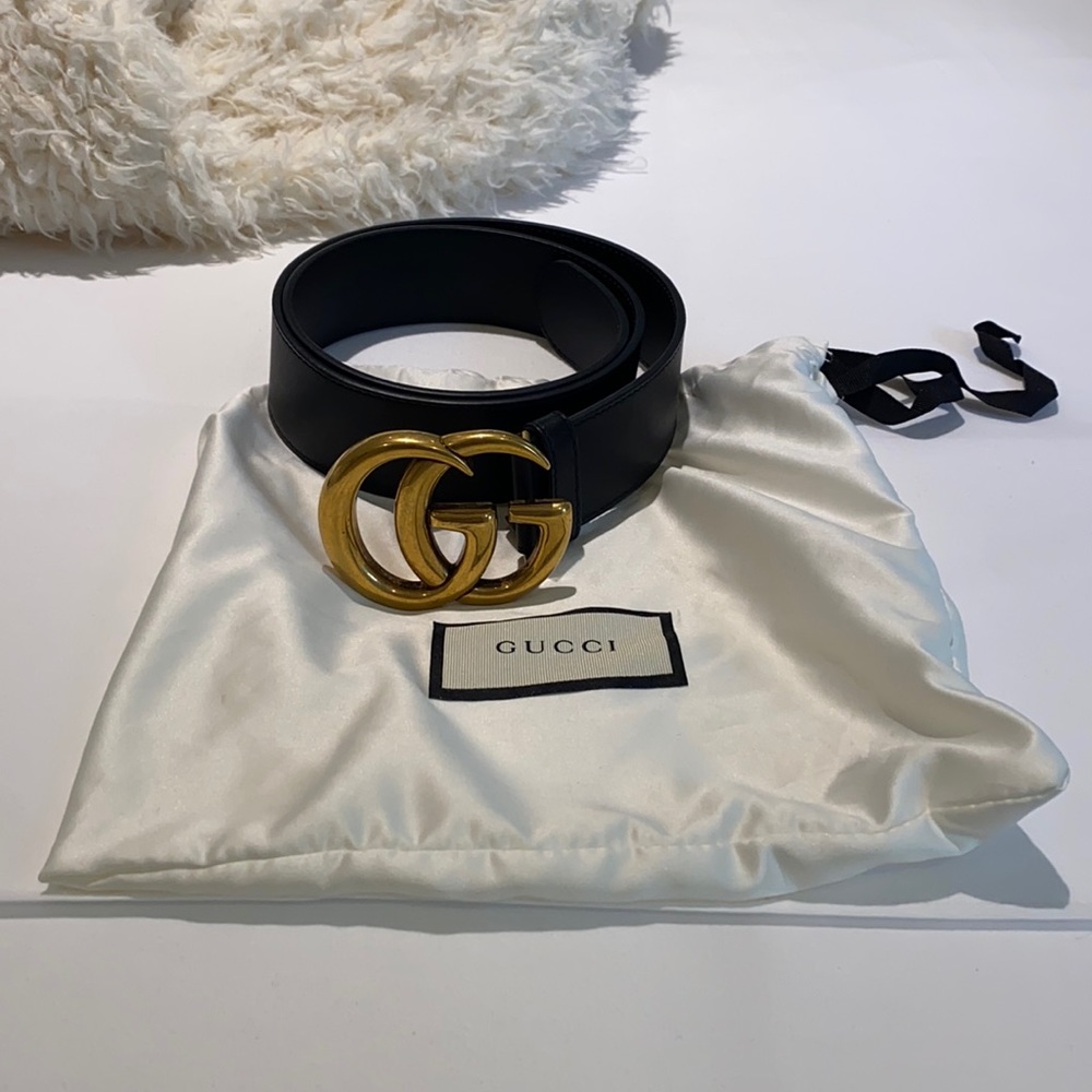Gucci Black Belt